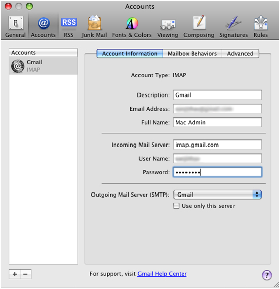 Exchange Configure Mac Mail Smtp Manual