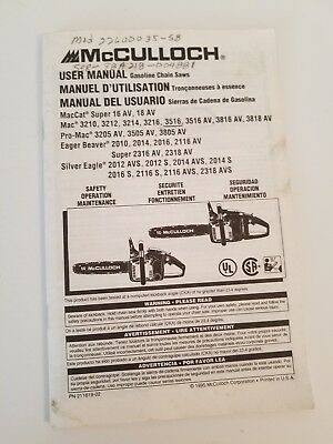 Mac 3200 Owners Manual